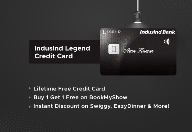 IndusInd FREE LIFE TIME CREDIT CARD